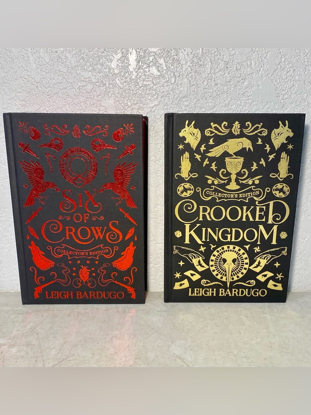 Six of Crows & Crooked Kingdom 2 Book Set Hardcover Collector's Edition Bardugo